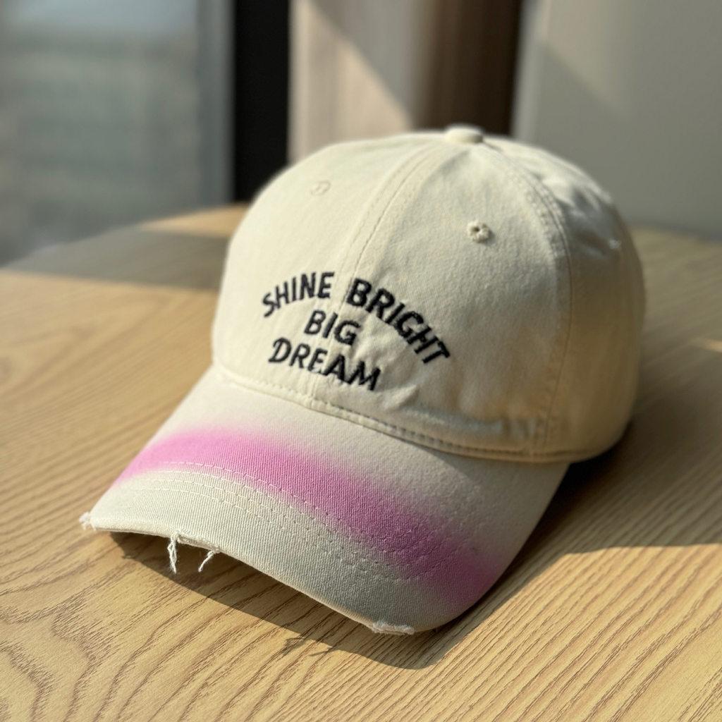 Unisex Adjustable Cotton Baseball Cap With Letter Embroidery For Casual Daily Wear