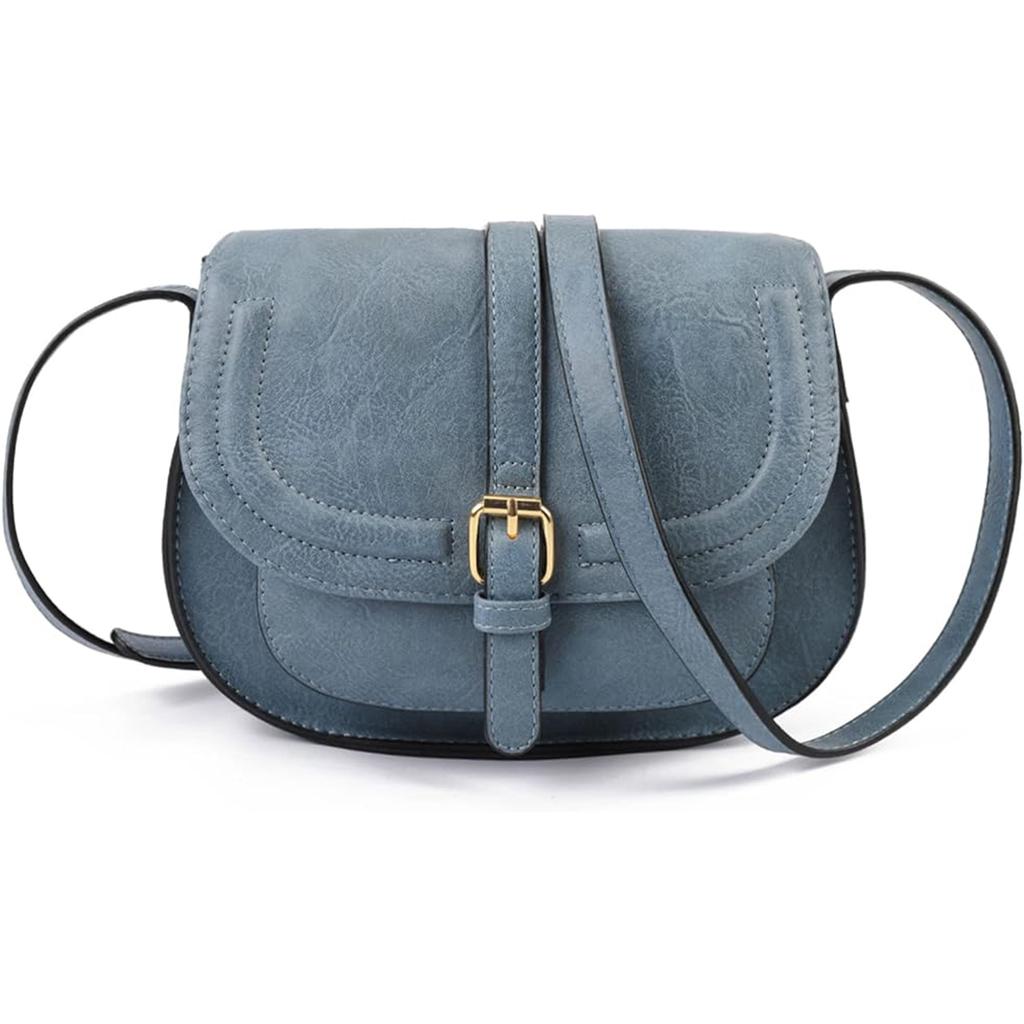 Crossbody Bags for Women Saddle Shoulder Purse and Boho Handbags with Strap Faux Leather CT20154E