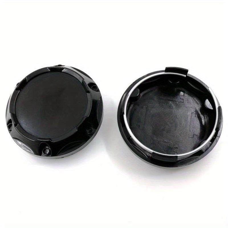 4pcs Car Wheel Center Hubcaps Covers Car Accessories 64mm For Universal Rim Hub Caps No Logo Black Silver