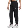 Women's Pants Nike Contrast Color Brand Logo Print Fleece Lined Elastic Cuff Patchwork Retro Sports Casual