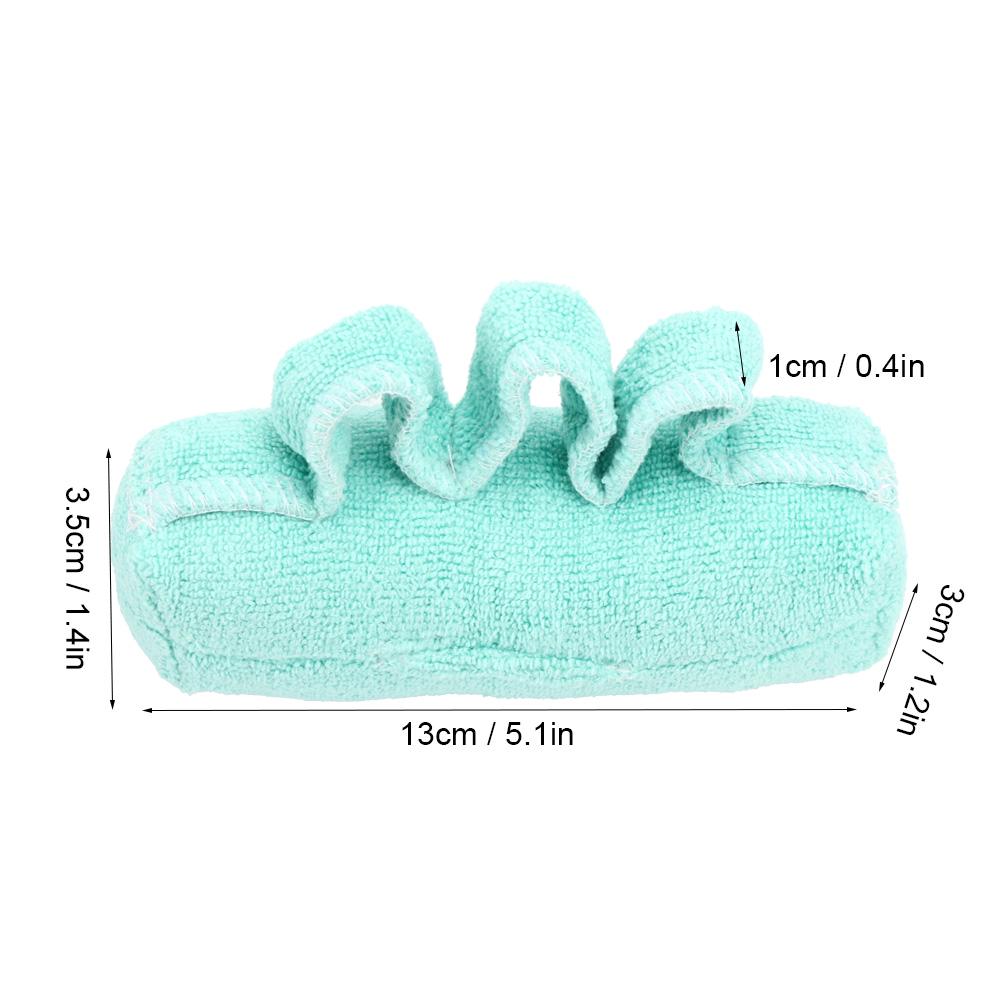Fingers Separation Pad Anti Bedsore Elder Bedridden Patients Finger Caring Accessory(Light Green )