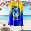 Warrington Wolves Print Beach Towel, Large Soft Quick Dry Towel for Beach Camping Swimming