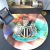 Newcastle United F.C,Round Area Rug,Carpet Rug for Living Room Bedroom Sofa Playroom Decor,Non-slip Floor Mat