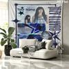 Aitana Custom Name Wall Tapestry Aesthetic Wall Hanging Printed Fabric Blanket Decorative Tapestries for Bedroom Living Room Home Decor