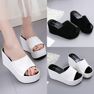 Dames zomer open teen wiggen pantoffels strandwandeling schoenen sandalen vrijetijdsschoenen