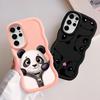 Animal Panda Soft Phone Cover Case for Samsung Galaxy A26 S21 S25 S24 S22 Ultra S20 FE A25 S23 Plus A54 A35 A34 A36 A55 A24