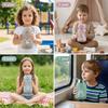 Fine Polishing Rustless Steel Cute Thermos Patterned Colorful Driking Mug Lightweight Double Wall Water Cup Office