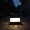 Solar Post Cover Light Square Lantern Waterproof Fence Light Post Cover Solar Charging For Pathway Driveway Camping Road Gate