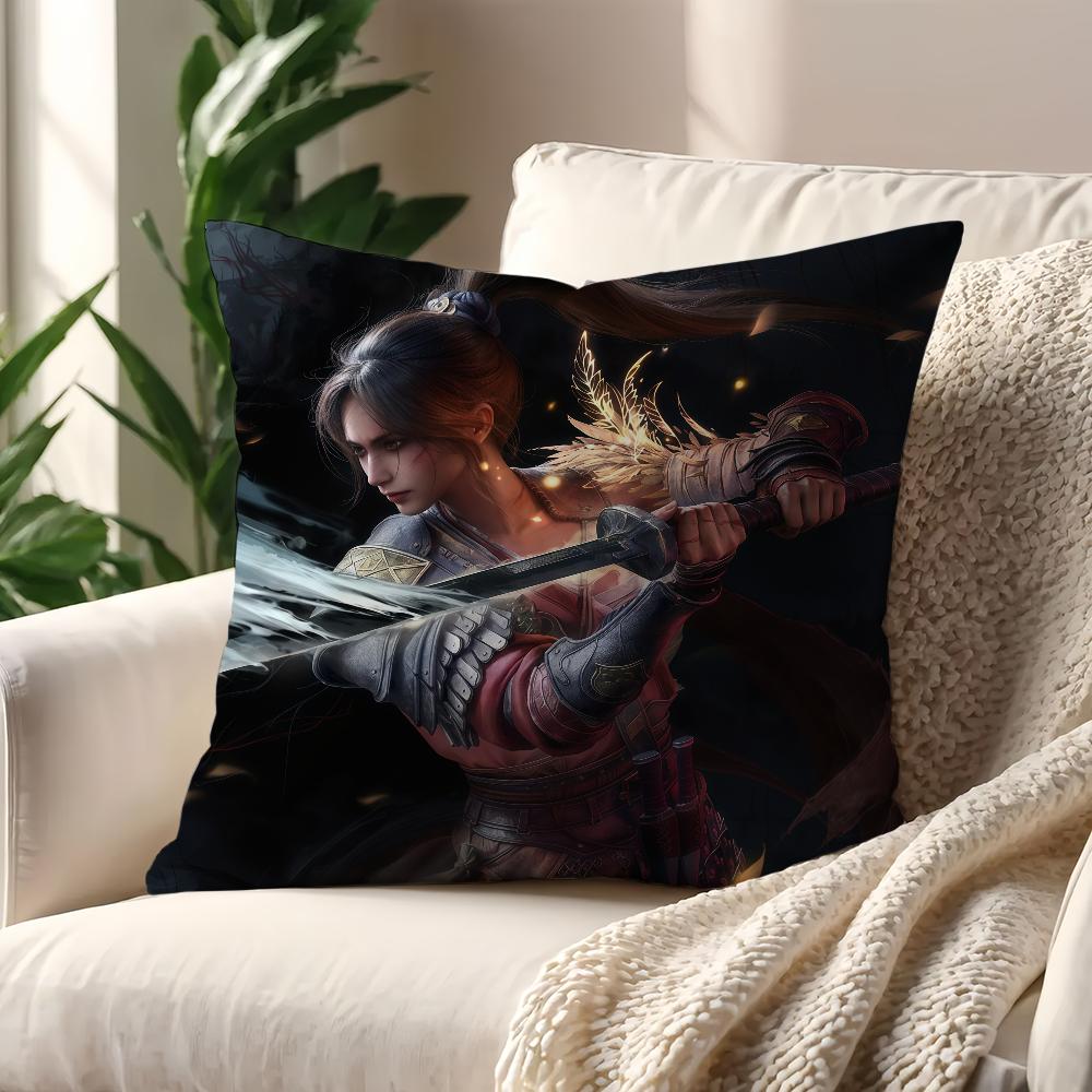 W-WUCHANG Fallen Feathers Cushion Cover For Pillow Sofa Printing Decoration Room Home Office Coffee Shop Car Nordic Simplicity