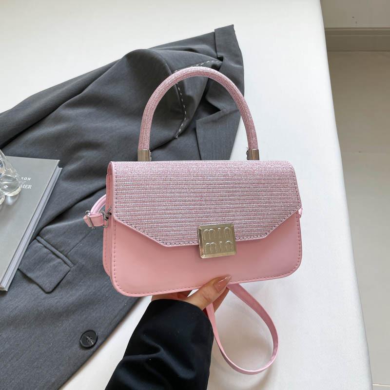 New Foreign Style Versatile Commuter Simple Messenger Bag 2025 Summer Fashion Temperament Design Sense Portable Small Square Bag Women