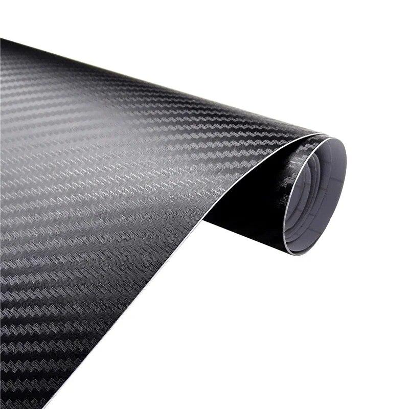 127cmX20cm 3D Vinylová fólie z uhlíkových vláken Samolepky na auto Vodotěsný Car Styling Wrap Auto Vozidlo Detailing Doplňky pro auto Motocykl