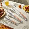 Stainless Steel Food Tongs BBQ Meat Salad Bread Clip Barbecue Grill Buffet Clamp Non-slip Tong Cooking Tools Kitchen Gadgets