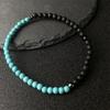 Fashion 4mm Beads Bracelet Unisex Natural Map Volcanic Stone Braclet Meditation Yoga Hematite Braslet Handmade Jewelry