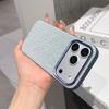 Original Frosted Solid Color Magnetic Shockproof Case For iPhone 15 16 17 Pro Max Woven FabricFor Magsafe Wireless ChargingCover
