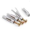 50pcs Efficient 6mm Expansion Screws for Metal Anchors On Hollow Walls DIY Home Projects