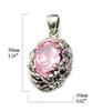 Rabbit, Cherry Blossom, Sterling Silver 925 Pendant Top - Oriental Vibrations