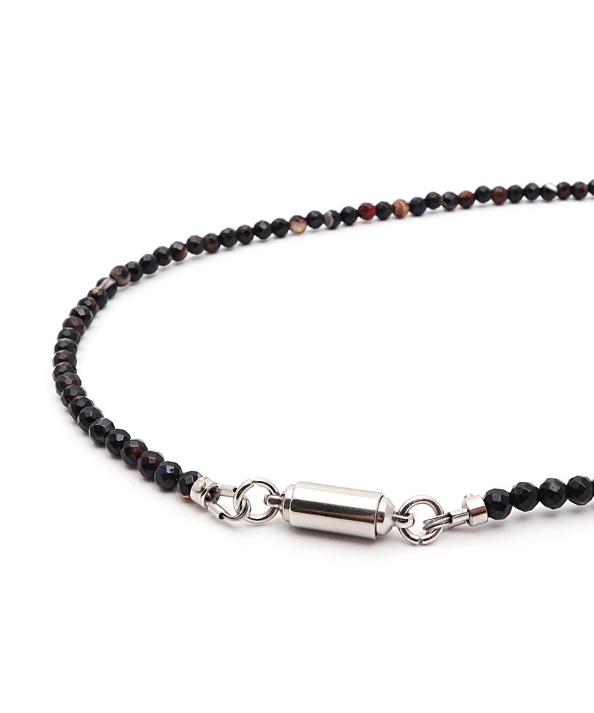 Polalita Black Cut Dot Star Slim Necklace (Plt-Nl-060_Bk)