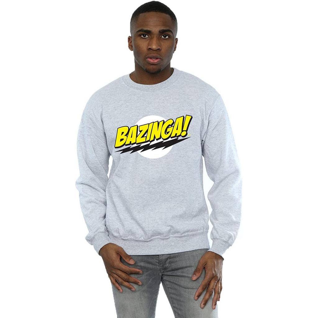 The Big Bang Theory Mens Bazinga Sheldon Sweatshirt