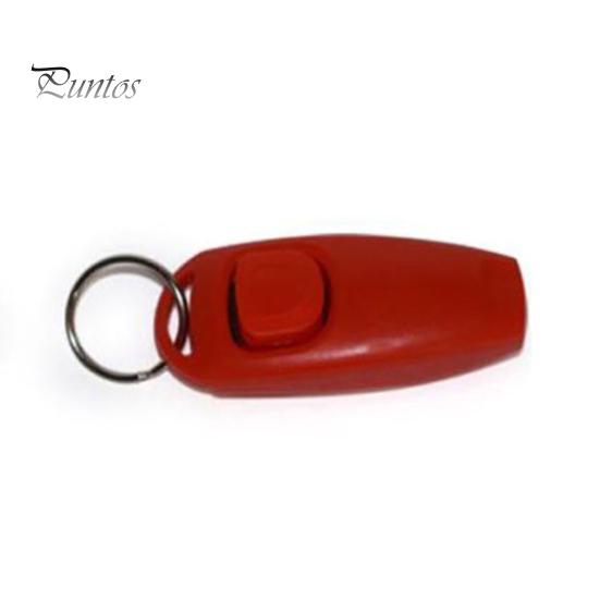 Whistle Clicker 2-in-1 Comfortable To Hold Plastic Dog Training Multipurpose for Home Pet Aid
