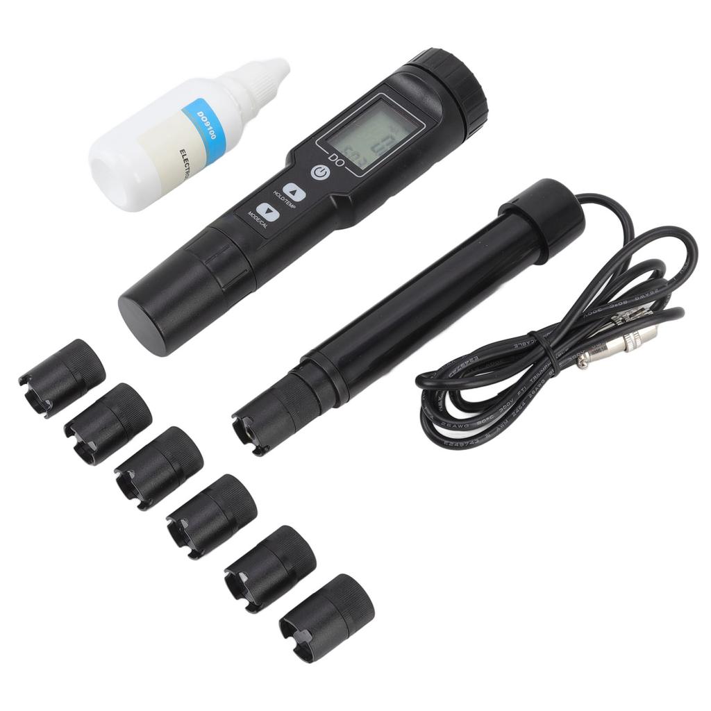 Dissolved Oxygen Meter Detachable Probe Digital Screen Display Dissolved Oxygen Sensor For Aquarium Experiment Research