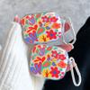 Colorful Abstract Floral Clear Earphone Case for AirPods 4/2/3/1 Earbuds Case For AirPods Pro 2/Pro 3/Pro TPU Protective Cover