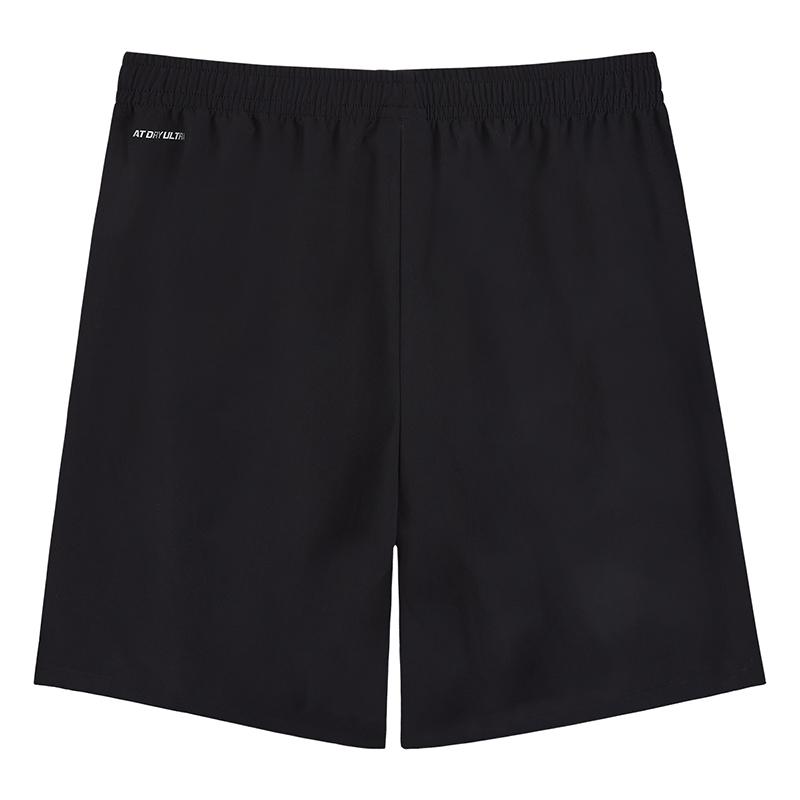 Li Ning Five-Point Solid Color High Street Loose Comfortable Versatile Fashion Trendy Casual Shorts Unisex Shorts Black AKSV797-1