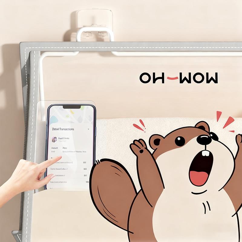 Waterproof Bath Bag, Bathroom And Toilet Storage Bag For Clean Clothes, Multi-Functional Wall-Mounted Shelf Behind The Door