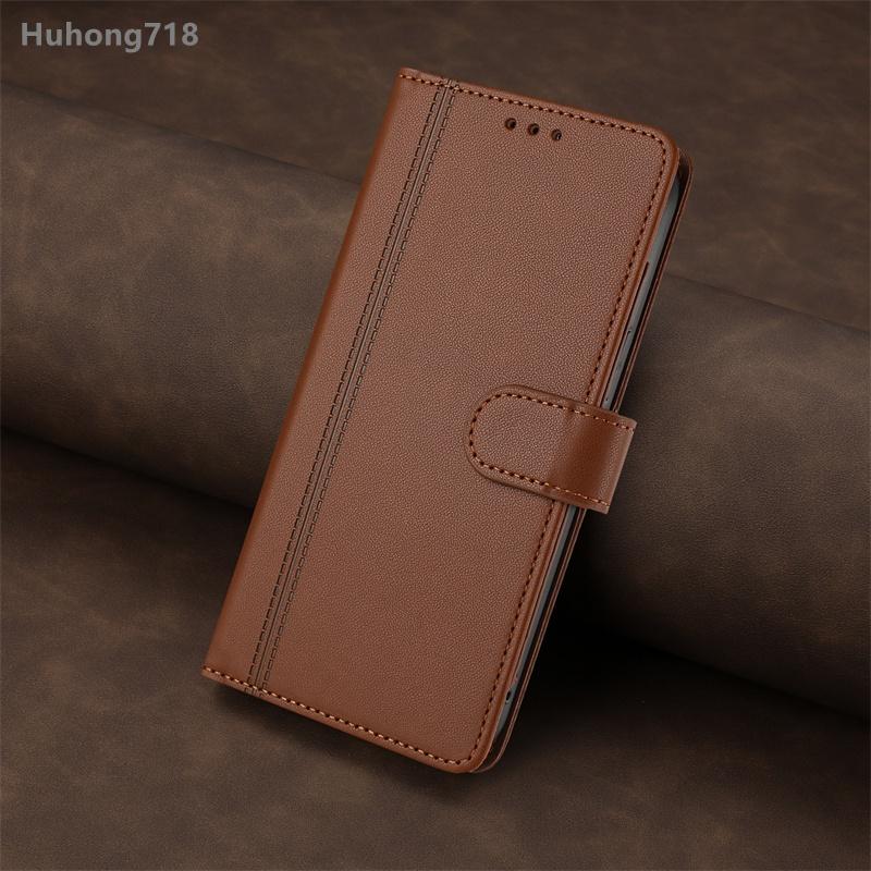 For Itel A49 Play A50C A58 Lite A80 A90 A95 P38 S17 Vision 3 5 4G 5G Flip Wallet Case Leather Cover With Card Slots Hand Strap Wireless Charging