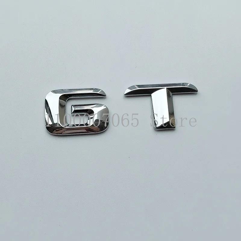 2015 Chrome Sharp Letters GT GTS V8 Biturbo Top ABS Emblem for  GT Series Car Side Fender Trunk Badge Sticker