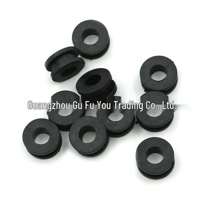 M6 Motorcycle Windshield Rubber Buffer Pads - Shock Absorber & Pressure Reducing Washers (10 Pcs)