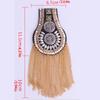 Metal Brooch Shoulder Board Zinc Zinc Alloy Jacket Vintage Brooch Tassel Chain Epaulettes  Party