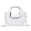 Borsa da cavaliere alla moda versatile estiva da donna, nuova mini borsa a busta rossa con catena, borsa a tracolla singola obliqua di alta gamma