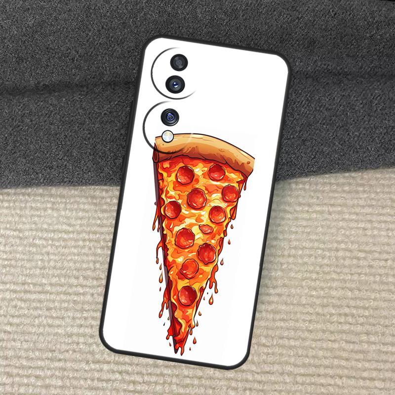 

Pizza Food Bacon Cheese Case For Honor Magic 7 Pro 5 6 Lite Honor 200 Pro X9b X9a X8b X8a X8 X9 X9c 50 70 90 Cover Honor X9c