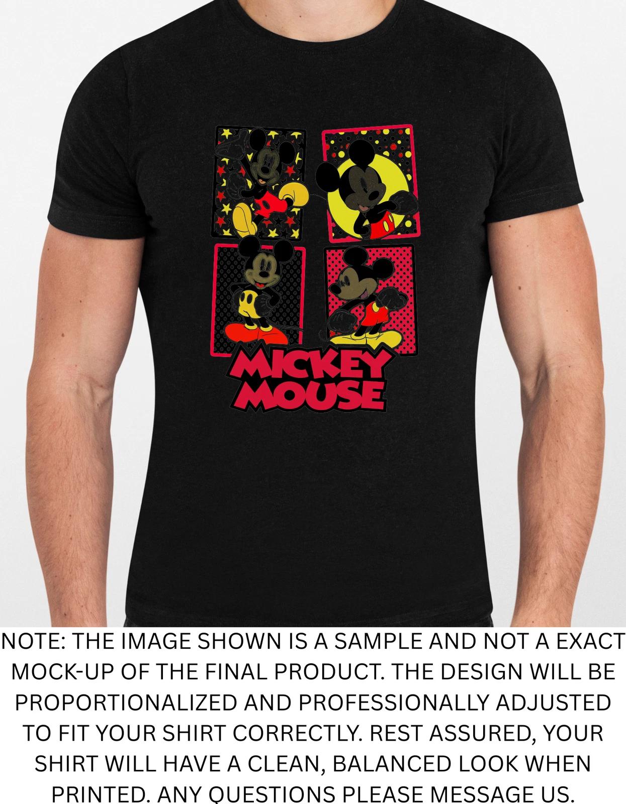 Men s and Women s T-shirts Mickey Mouse Graphic XL
