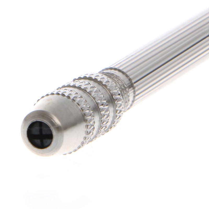 Useful Steel Double Spiral End Pin Vise Tong for Jewelry Craft Hobby Drill Tool 1 PC Double End Pin Vise Useful Steel Double Spiral End Pin Vise Tong for Jewelry Craft Hobby Drill Tool 1 PC Double End Pin Vise