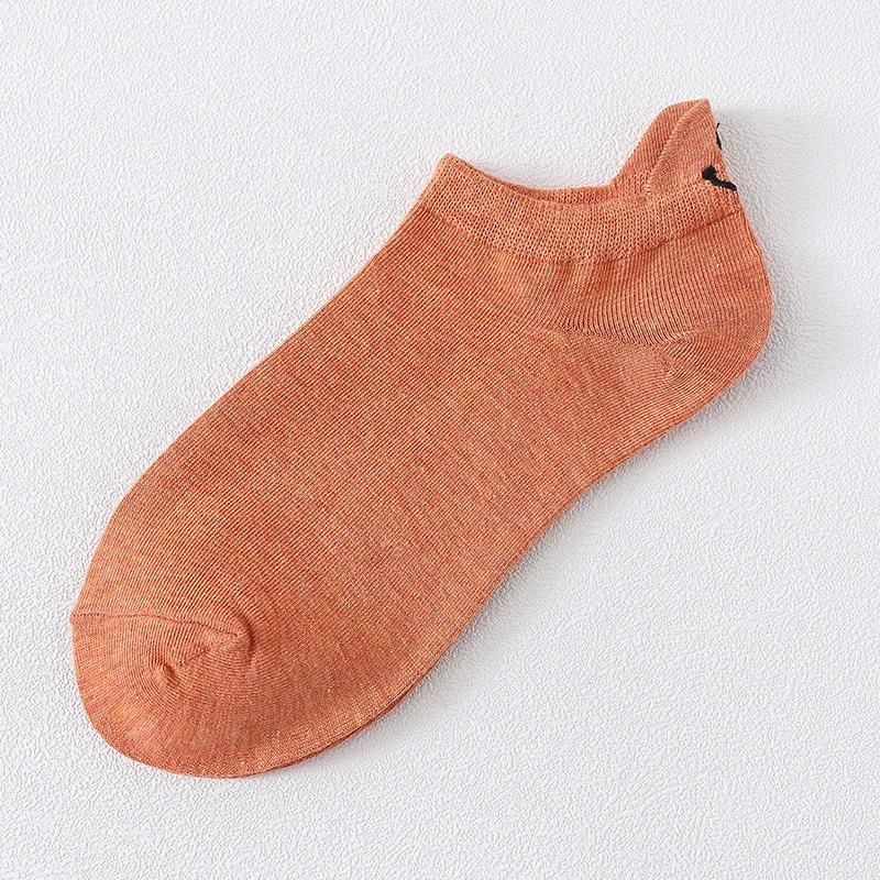 Nye dame glade sokker tegneserie Smiley-fjes sokker søte broderte ankelsokker morsomme jentesokker bomullssokker