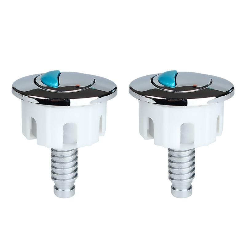 

2Pcs Toilet Flush Button Replacement Part Upgrades for Efficient Water Saving