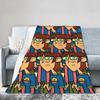Totals Dramas Harold Knitted Blanket Flannel Throw Blankets Bed Sofa Decoration Soft Warm Bedspread
