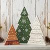 3Pcs Tabletop Christmas Decor Freestanding Farmhouse Christmas Ornament  Home Office