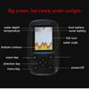 Brand New Colorful Wireless Fish Finder Dot Matrix Sonar Sensor Transducer Depth Echo Sounder  Recharged Battery