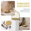 Eleganter Vogelkäfig Make-up Ausstellungsständer Eisen Kosmetik Display Ständer Badezimmer Waschtisch Schlafzimmer