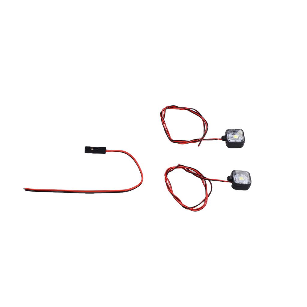 LED Toy Car Lights Remote Control Car Spotlights with Adjustable Metal Bracket 12mm Diameter RC Car Flashing Light