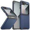 New Shockproof Hybrid Dual Layer Case for Samsung Z Flip 6 Slide Camera Lens Protetion Cover for Galaxy Z Flip 5 4 5G Case
