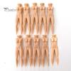 Portable Golf Tees 10Pcs Nude Shape Spikes Multi-Function Wear-resistant Easy Installation Plastic Accessories