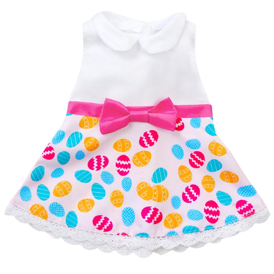 Haine de iarnă pentru păpuși de desene animate cu animale de Paște, 43CM Xiafu