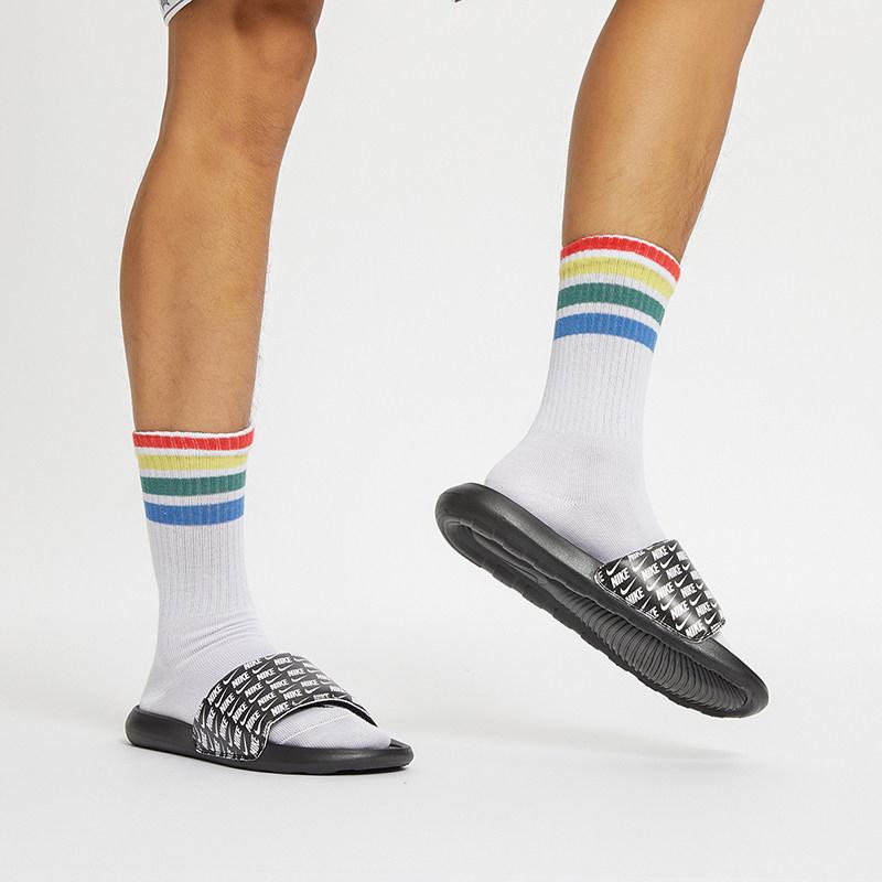 New Nike Victori One Slide Print 'Repeat Logo Black' CN9678-006