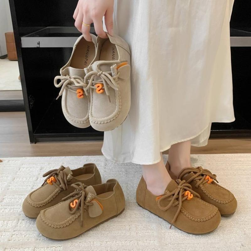 Fashion Retro Artistic Korean Style Thick Bottom Casual Shoes Spring New Model Loafers Woman Shoes Comfortable Baskets Femmes Sneakers