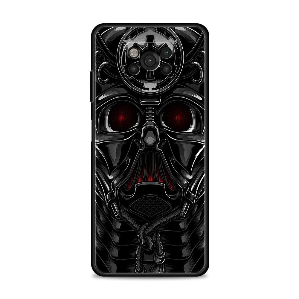 Cover For Xiaomi Poco X3 X4 NFC M3 M4 Pro 5G Mi 11 lite 11T 9T 12 10T 11E Note10 Phone Case Japan Samurai Oni Mask