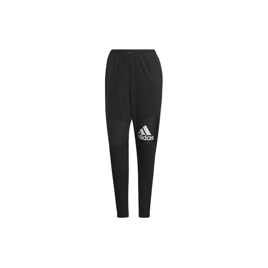 (WMNS) adidas AEROREADY Lightweight Stretchy Woven Sport Pants Asia Sizing Black White Women s GL3927 S