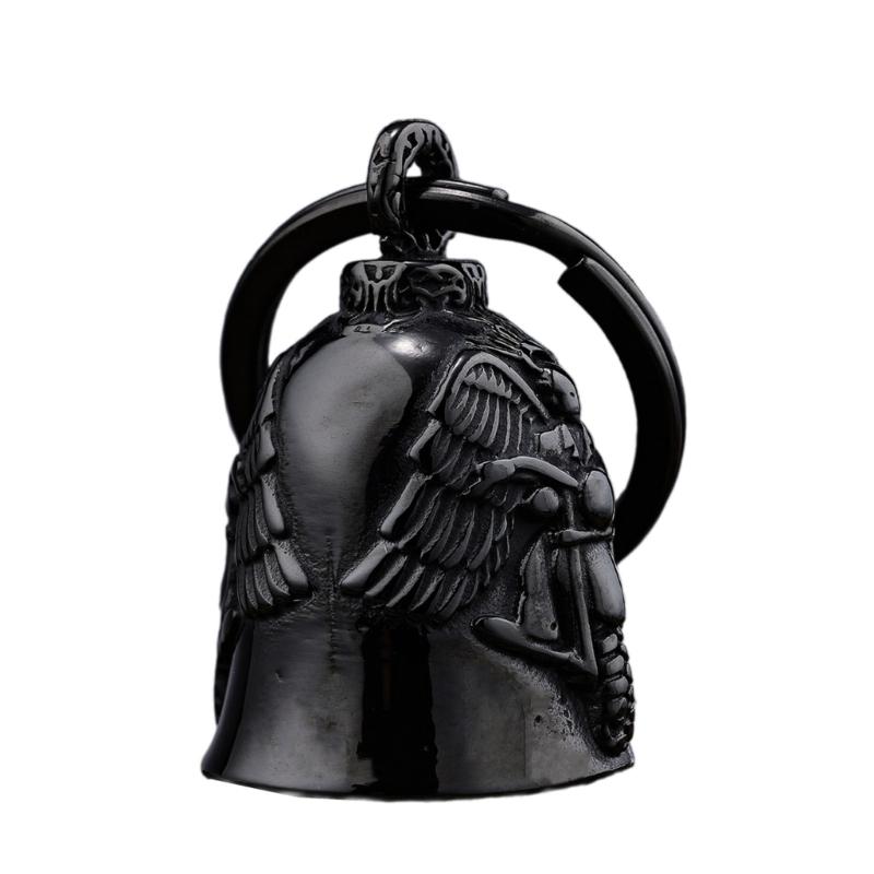 Bells for Motorcycles Handful Good Luck Bells & Keyring Drive Safe Pendant Accessories Bike Bells Good Luck Keychain 1